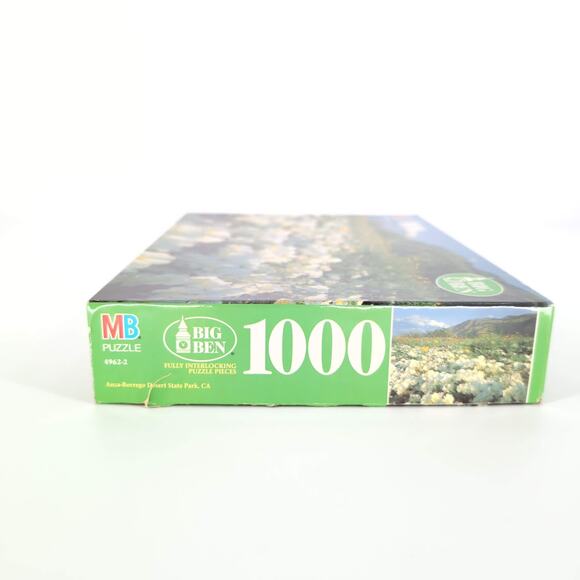 MB Milton Bradley 1000 Piece Anza-Borrego Desert State Park, CA Jigsaw Puzzle GC - Picture 5 of 12